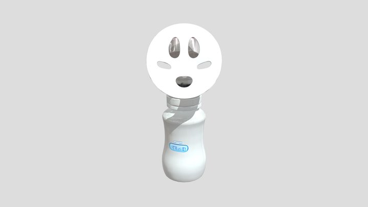 manual breast pump 3D Model