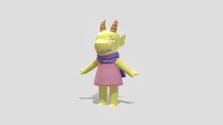 Dragon character 3D Model