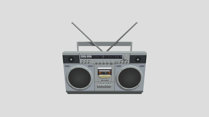 [Paper Mario: Sticker Star] Boom Box – Kostenloses 3D-Modell STL