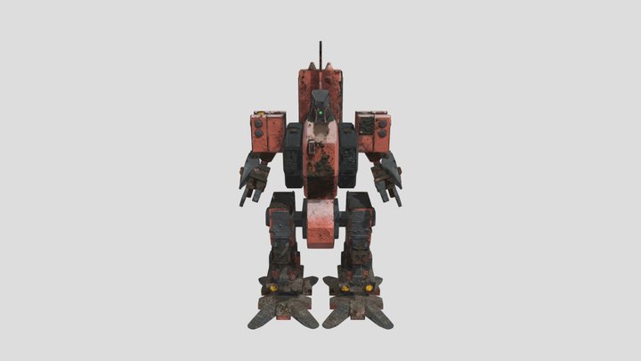 Front Mission 3 Robot 3D Model