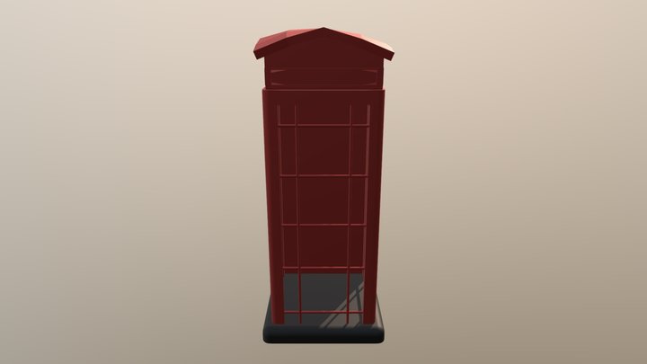 9893881 KNB127 Phonebox 3D Model