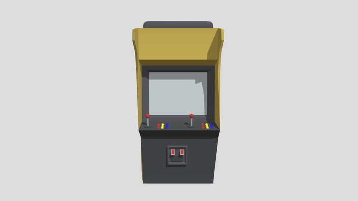[HW XYZ School]Gaming Machine 3D Model