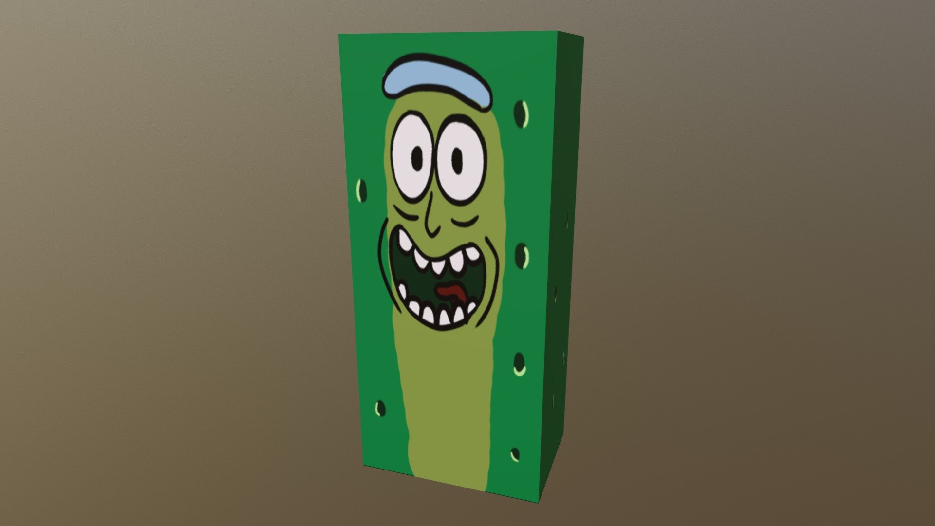 Pickle Rick - 3D Model By Valmir (@Rimlava) [2c68097] - Sketchfab