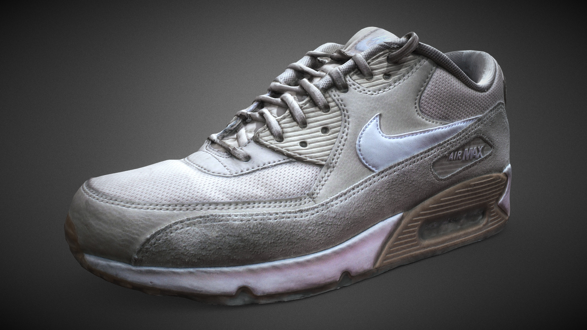 3D model Nike AirMax - This is a 3D model of the Nike AirMax. The 3D model is about a close up of a shoe.