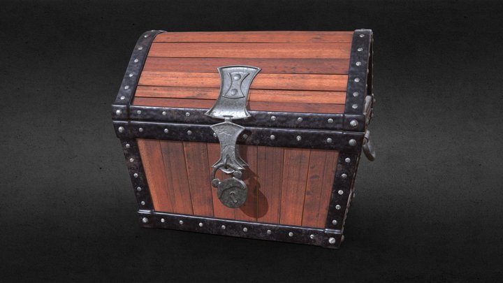 Treasure Chest 3D Model