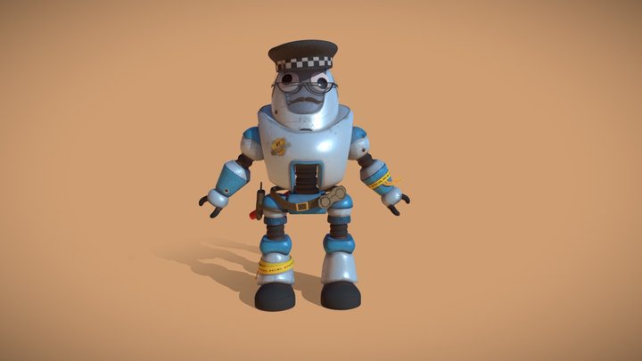 Officer Ron 3D Model