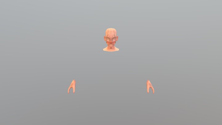 Alien Head Concept 04 3D Model