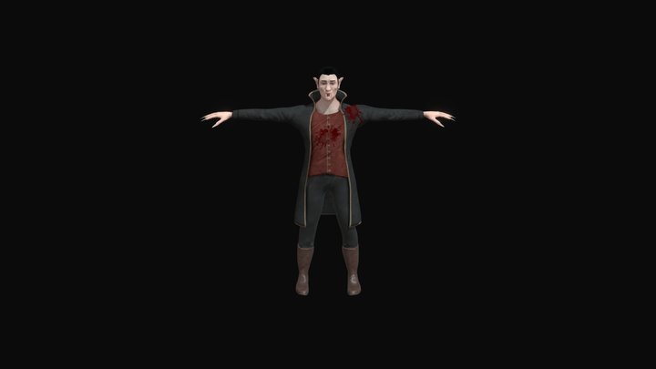 Vampire Boss 3D Model