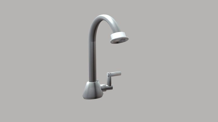 Kitchen Faucet 3D Model - Sink Fixture