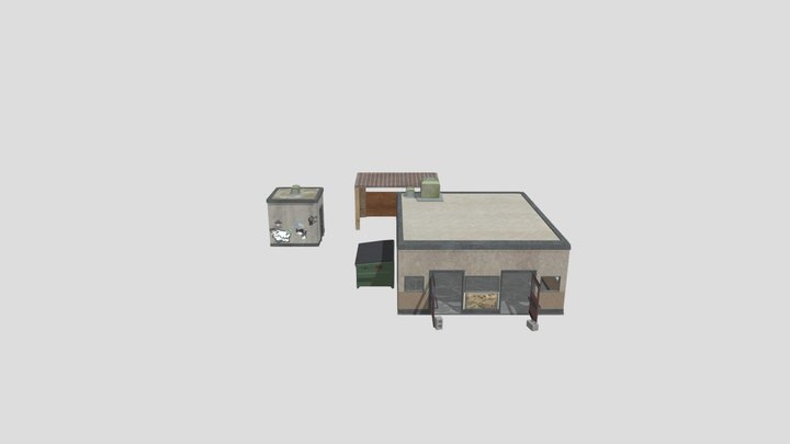 Gas_Station_Building 3D Model