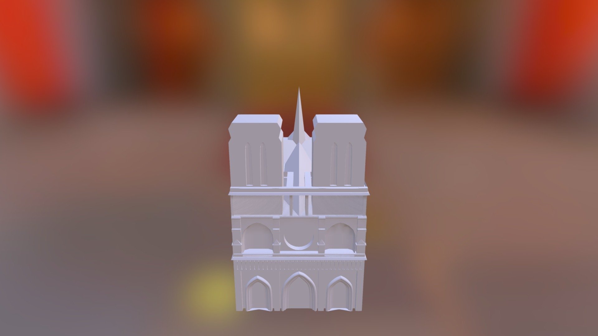 Notre Dame - 3D model by sibel (@sibel) [2c6c1b2] - Sketchfab