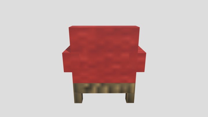 Sofa for minecraft 3D Model