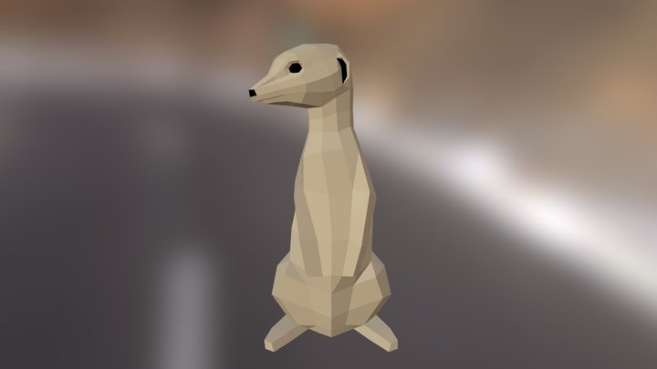 Meerkat 3D Model