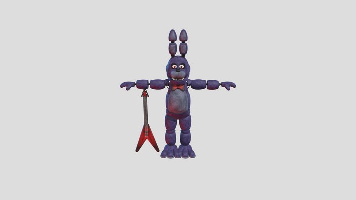 fnaf-1-bonnie-by-thudner (1) 3D Model