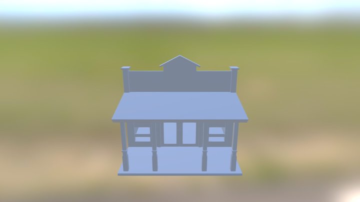 Western Building 3D Model