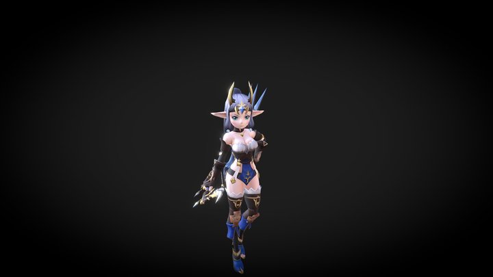 Elf Pose1 3D Model