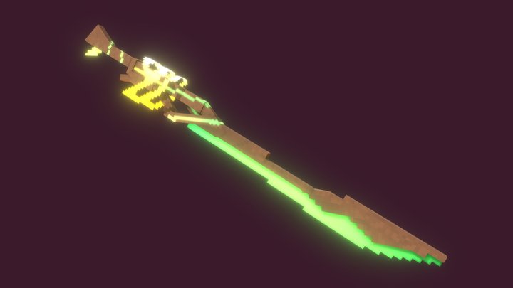 Sapwood Blade | Genshin Impact Mincraft 3D Model