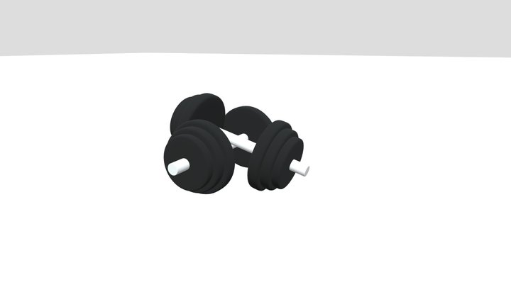 Gym Equipments 3D Model