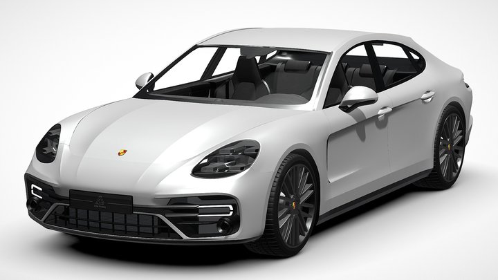 Porsche Panamera Turbo S 2022 3D Model