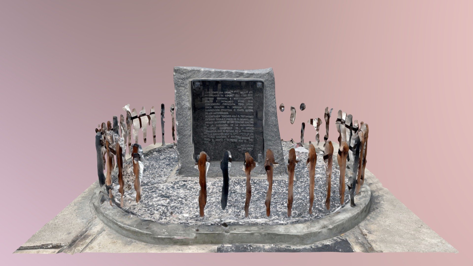 Maria Reiche | 3d scan LiDAR