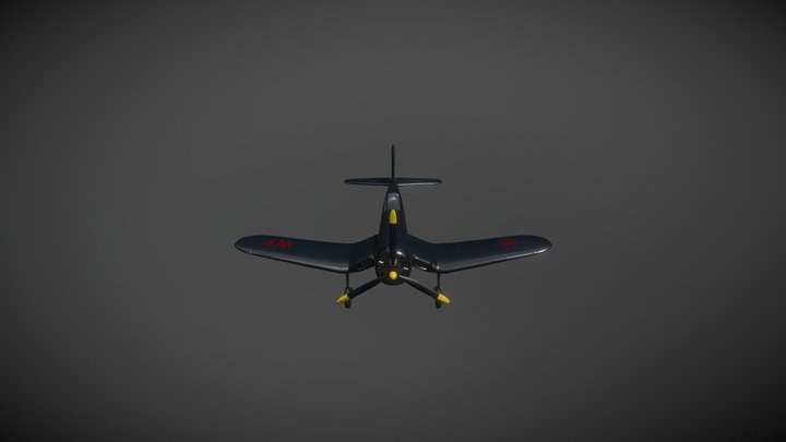 WW2 Corsair 3D Model