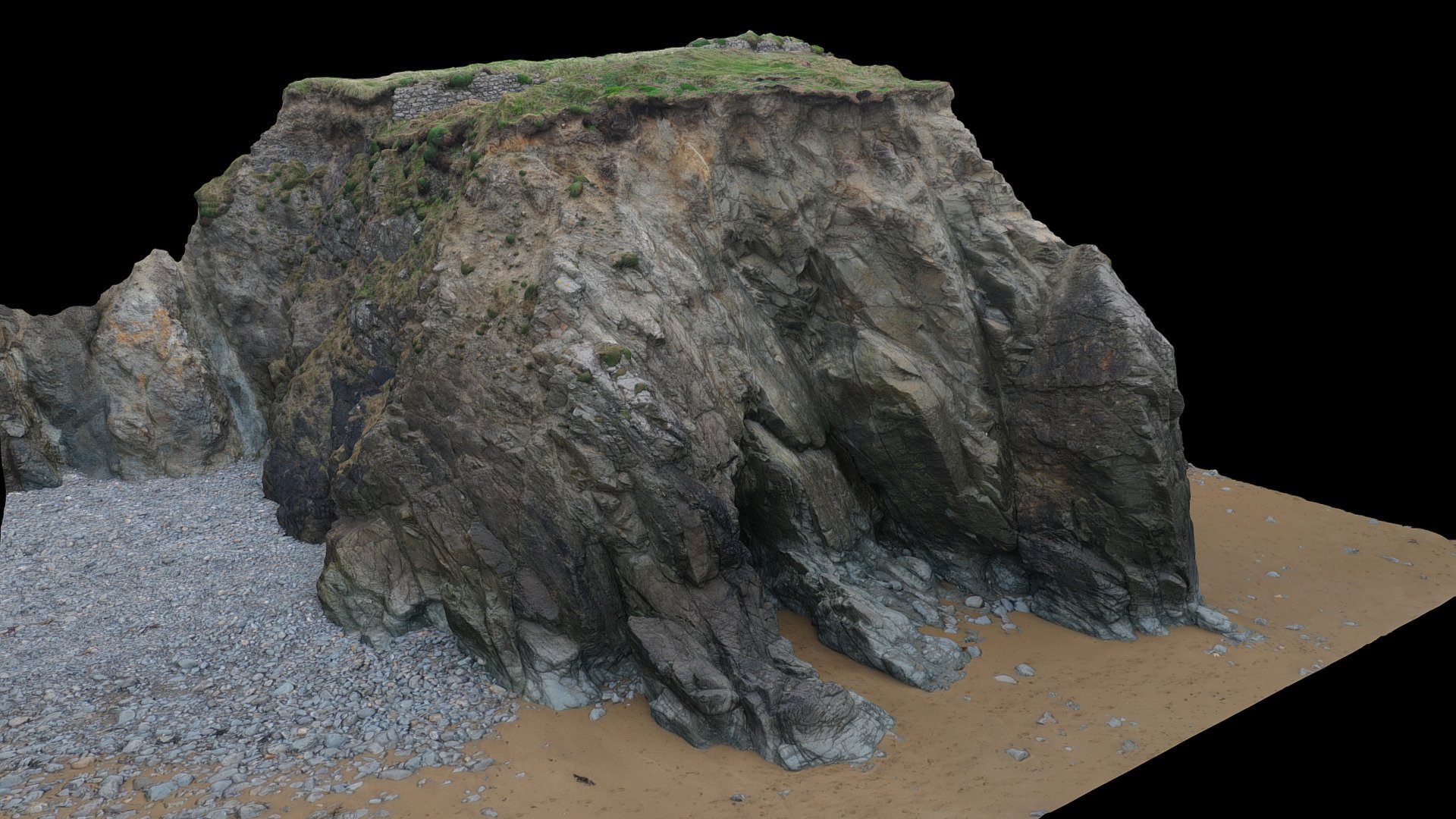 Cliff Face V2 - Download Free 3D model by James Tubbritt ...