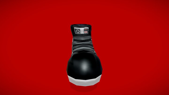 zapatilla 2 3D Model