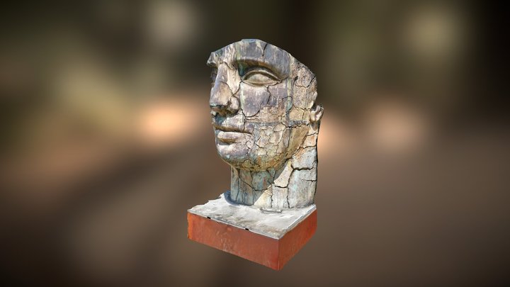 Sculpture Tindaro Screpolato 3D Model
