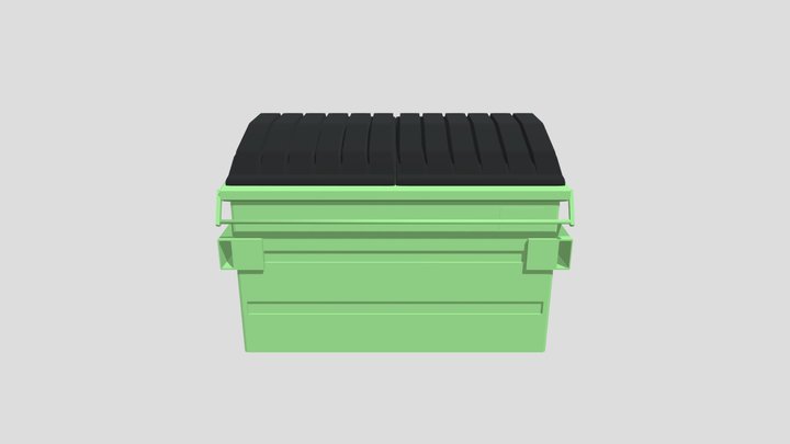 free 3d dumpster model 3D Model