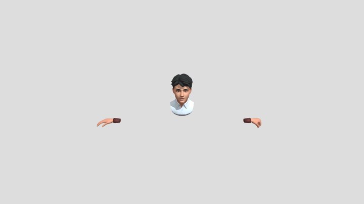 Character head or hands 3d model 3D Model