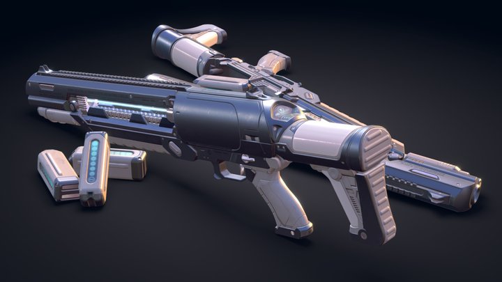 Blaster 3D Model