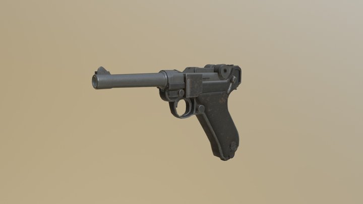 Luger P08 3D Model