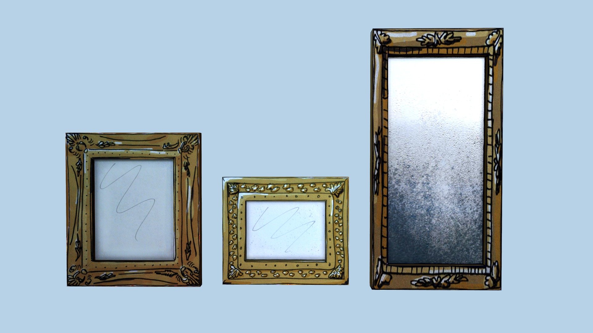 Pops: old pictures and mirrors