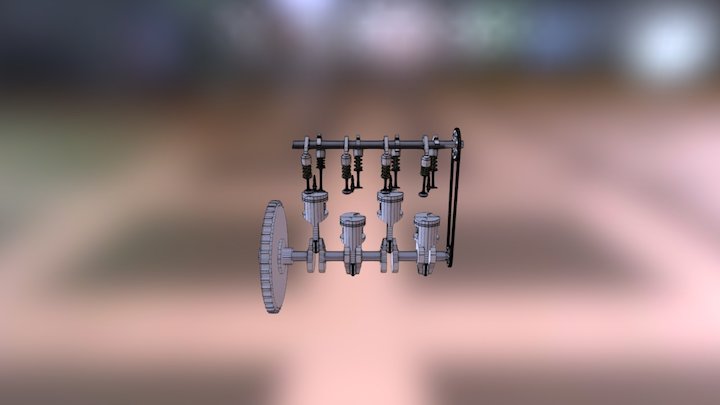 Equipo Motor 3D Model