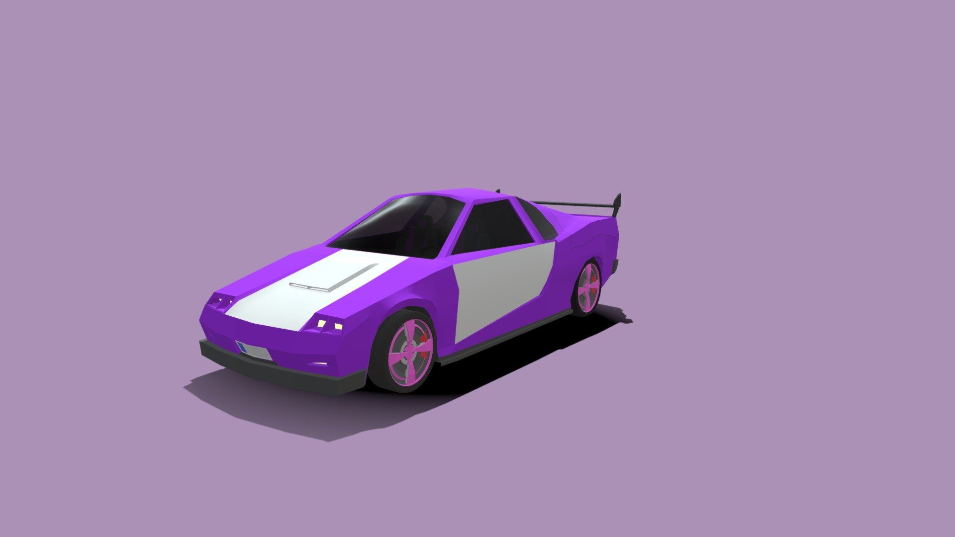 cartoon sport car