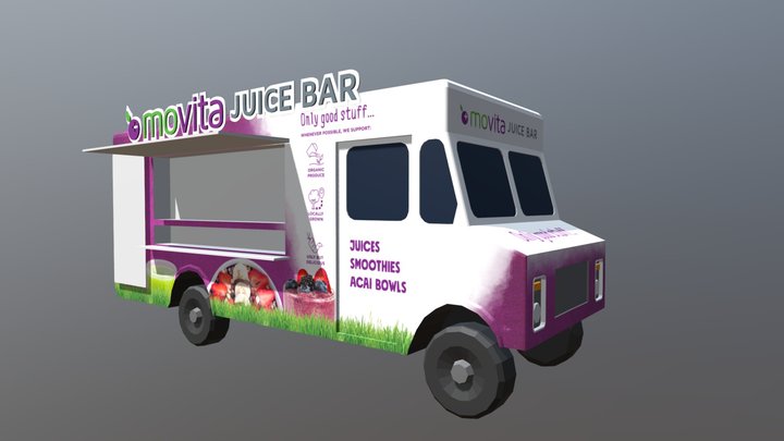 Mov Food Truck 3D Model
