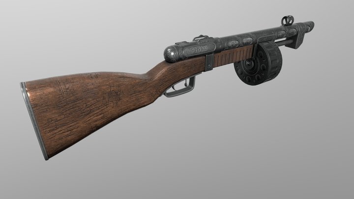 Combat Shotgun 3D Model