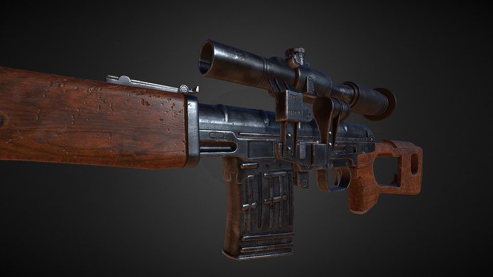 Dragunov 3D Model