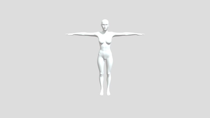 Women Raw 3D model 3D Model