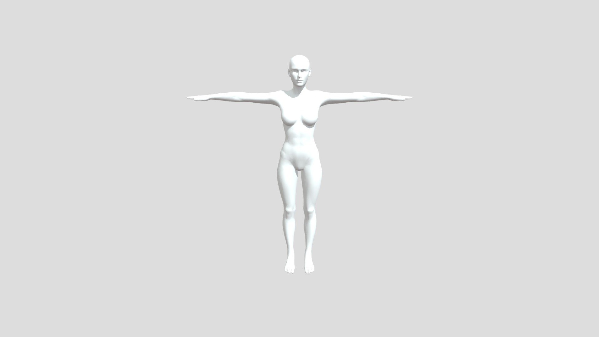 Women Raw 3D model