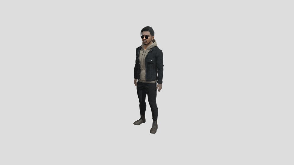 Male Hero Character - Rigged Low Poly Game Ready