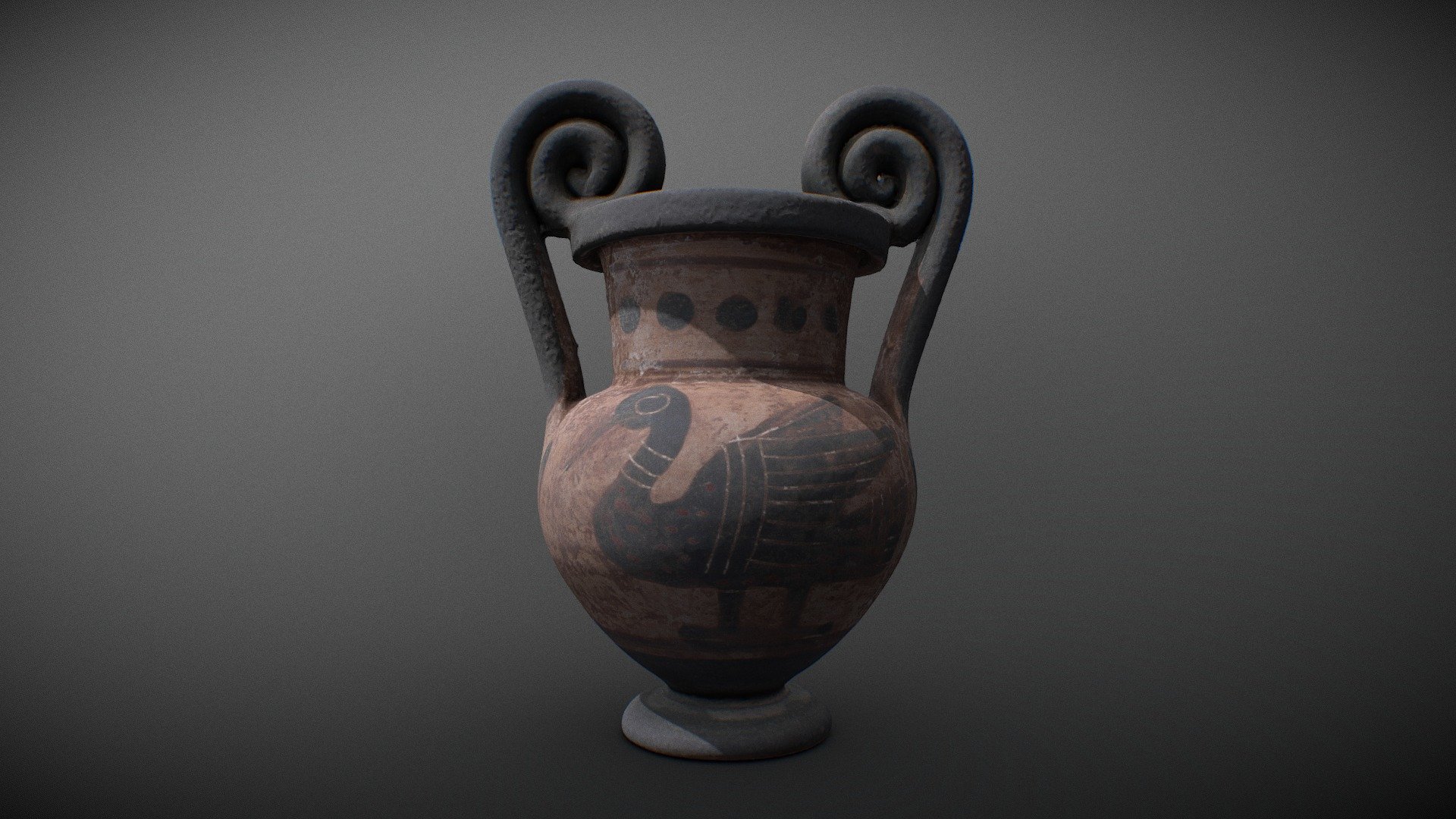 Pottery amphora replica 3D model by Anestis Koutsoudis (akoutsou