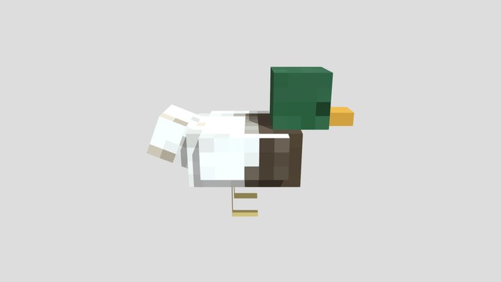 Minecraft Style Duck (Blockbench)