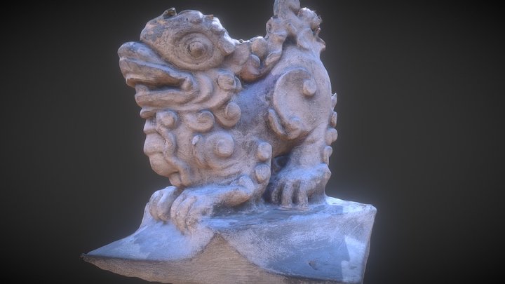 Nghe Statue 3D Model