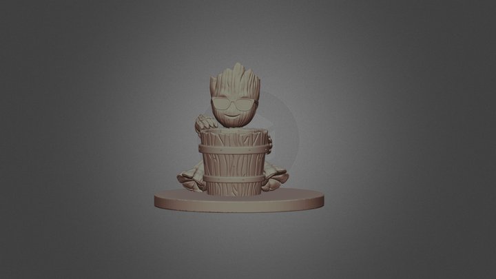 Groot Flowerbot Stl 3D Model