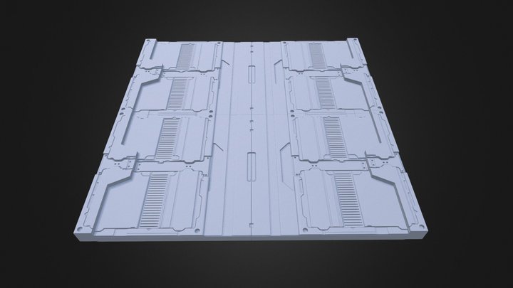 Sci-fi Floor Section KB016