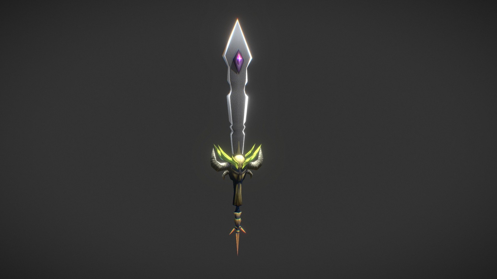 Low Poly Sword - 3D model by renatorena [2c81ef1] - Sketchfab