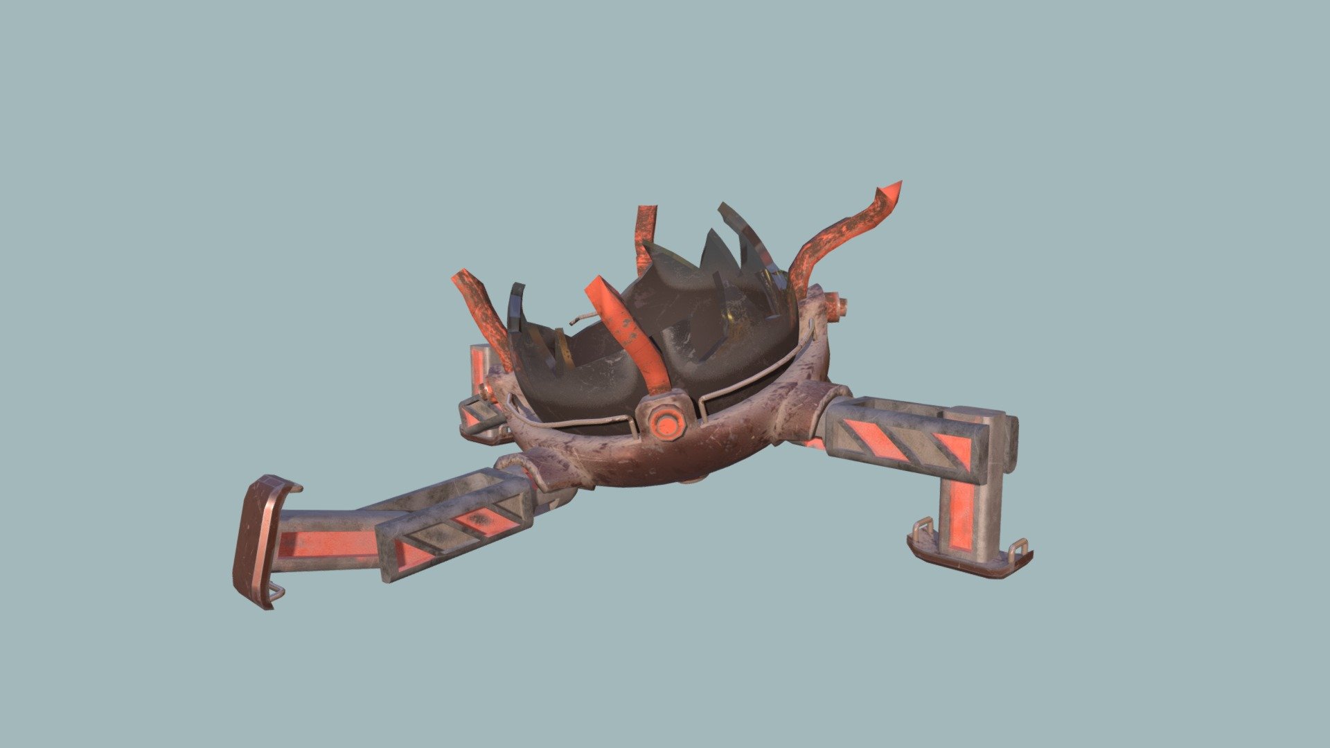 Destroyed Energy Storage - 3D model by T.J. McLatchie (@T_McLatchie ...