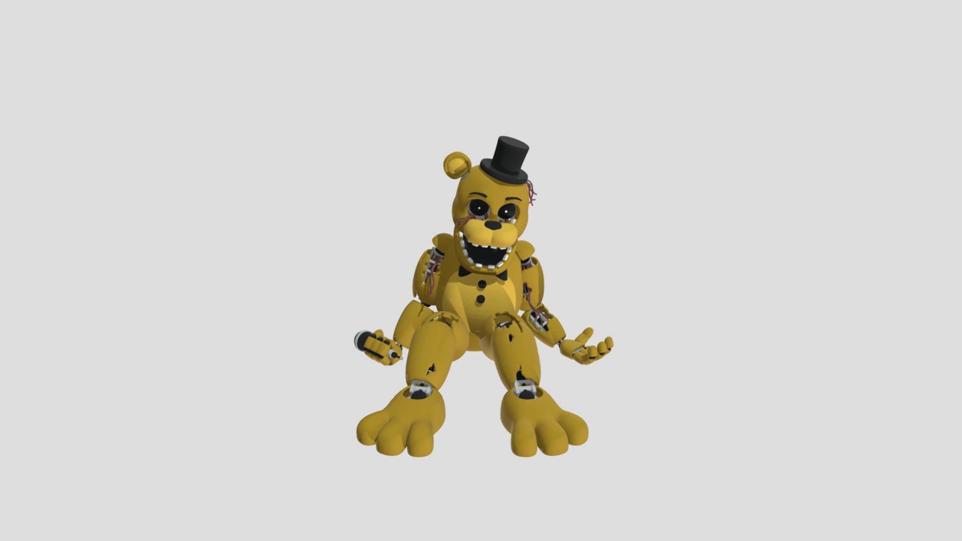 Golden Fredd fbx