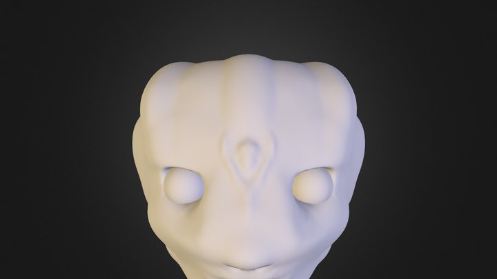 Alienhead 3D Model